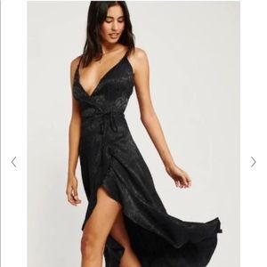 Abercrombie Ruffle Hem Midi Dress